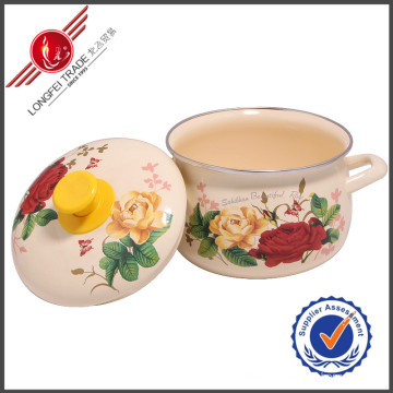 Durable Eco-Friendly Enamel Cookware Sauce Pan